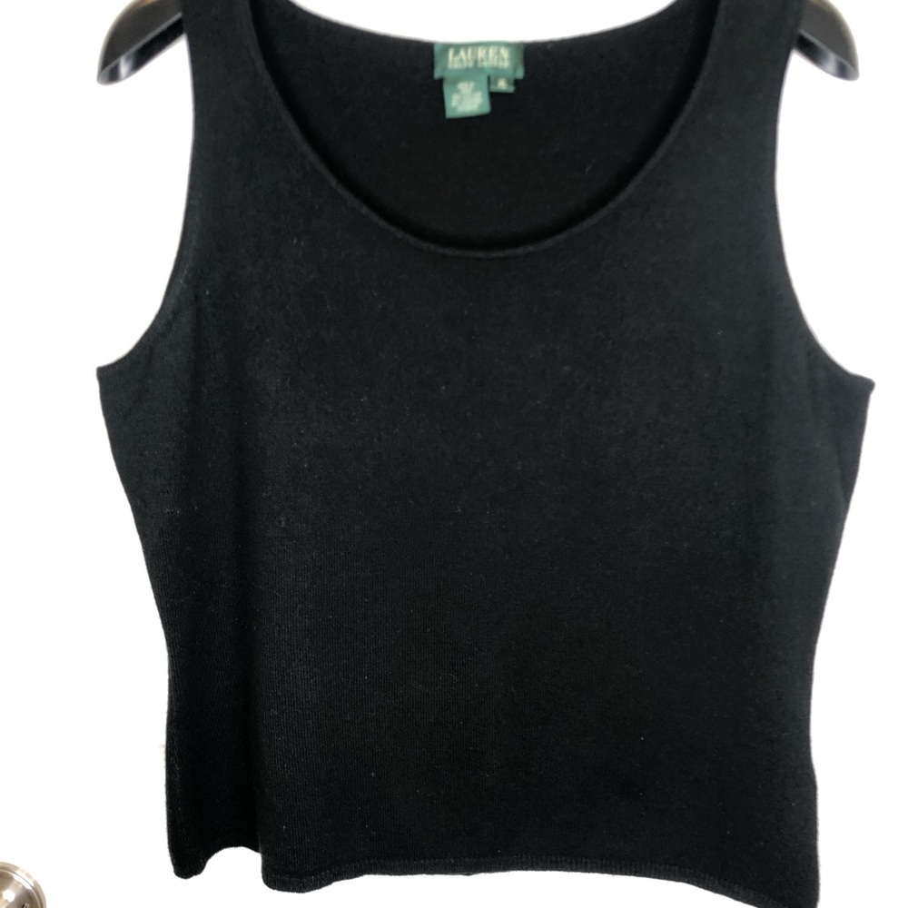 Lauren by Ralph Lauren XL vest silk cashmere - Picture 3 of 8